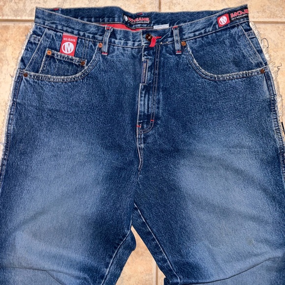 Vintage 90s MOJEANS DENIM By Maurice Malone Skate Baggy Jeans Mens 38x34 - Picture 4 of 9